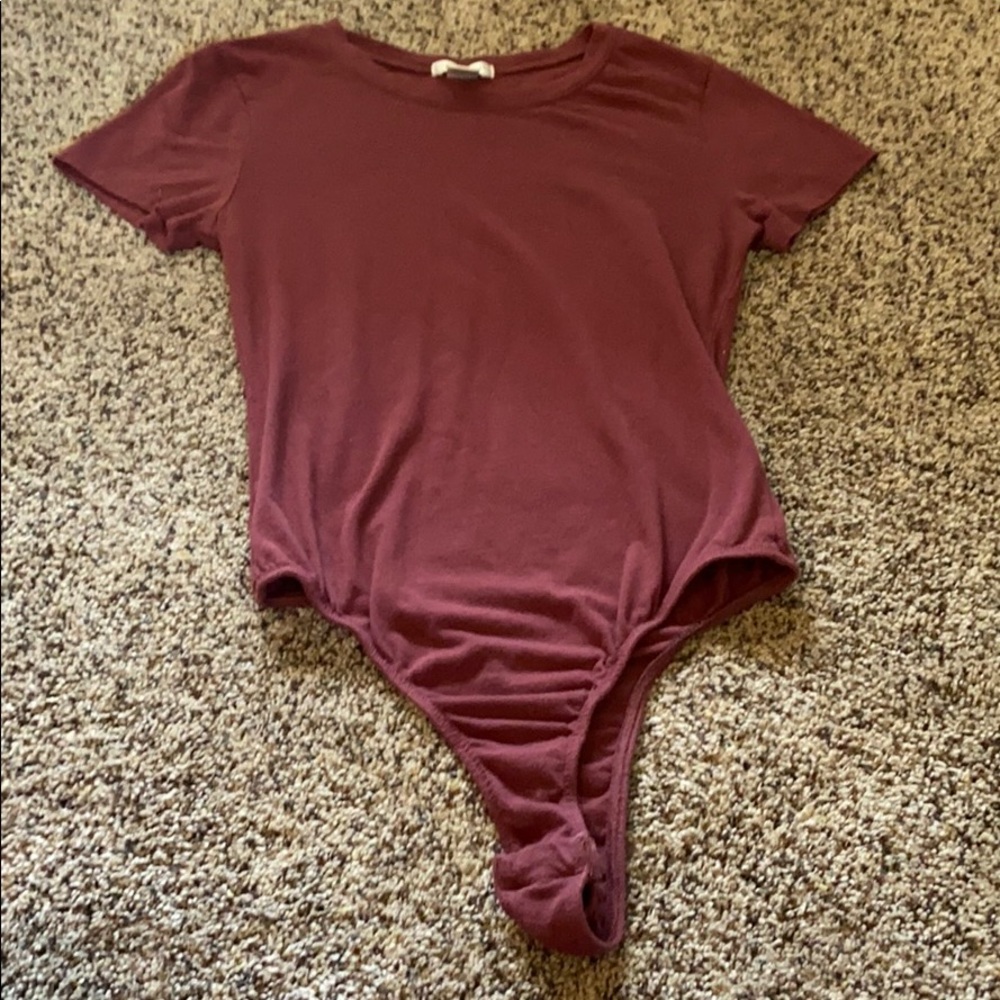 Dusty Rose Shortsleeved Bodysuit